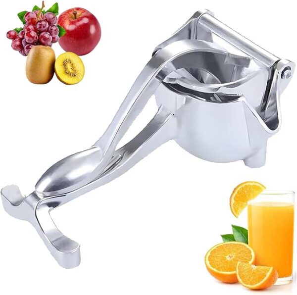 Orange Lemon Manual Juicer Squeezer – Portable Hand Press Fruit Juicer for Fresh Citrus